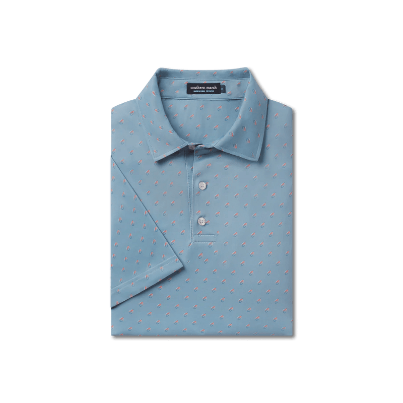Load image into Gallery viewer, Slate Flyline / SM Southern Marsh Flyline Performance Polo - Men&#39;s Southern Marsh
