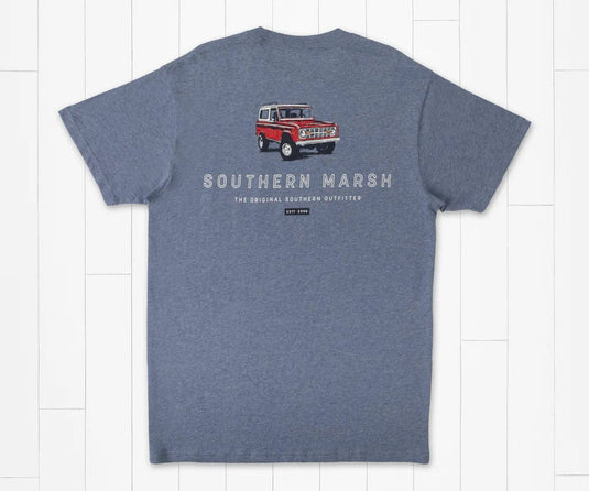 Washed Slate / MED Southern Marsh Offroad Rodeo Tee - Men's Southern Marsh