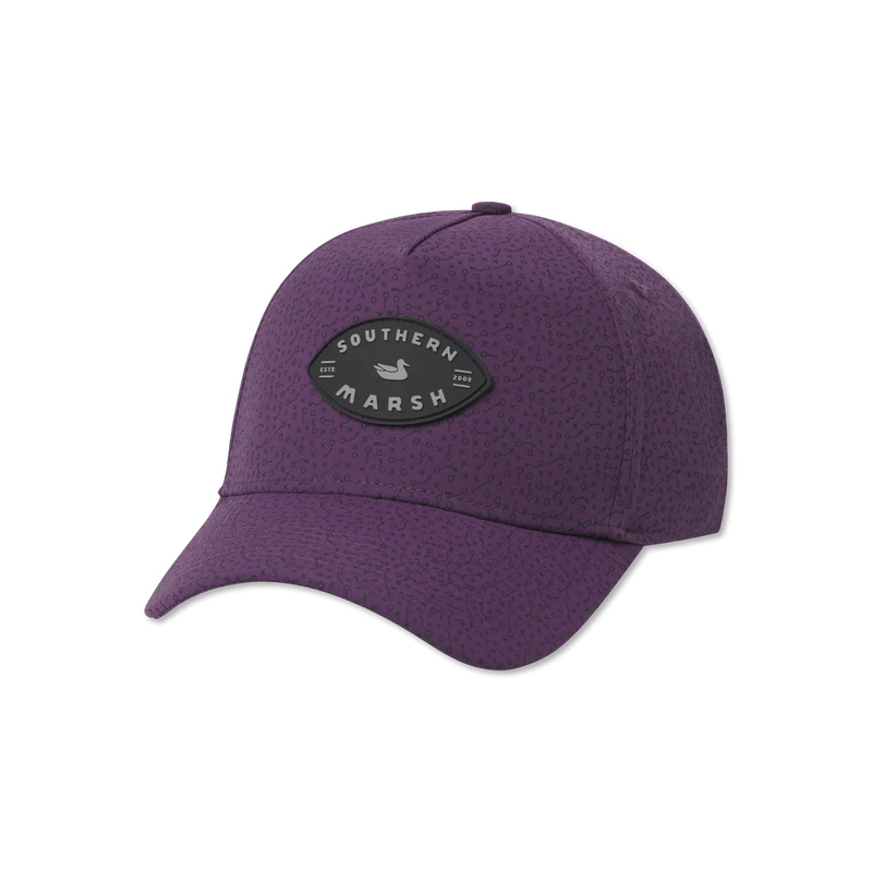 Load image into Gallery viewer, Purple Southern Marsh Performance Hat - Pass Rush Southern Marsh
