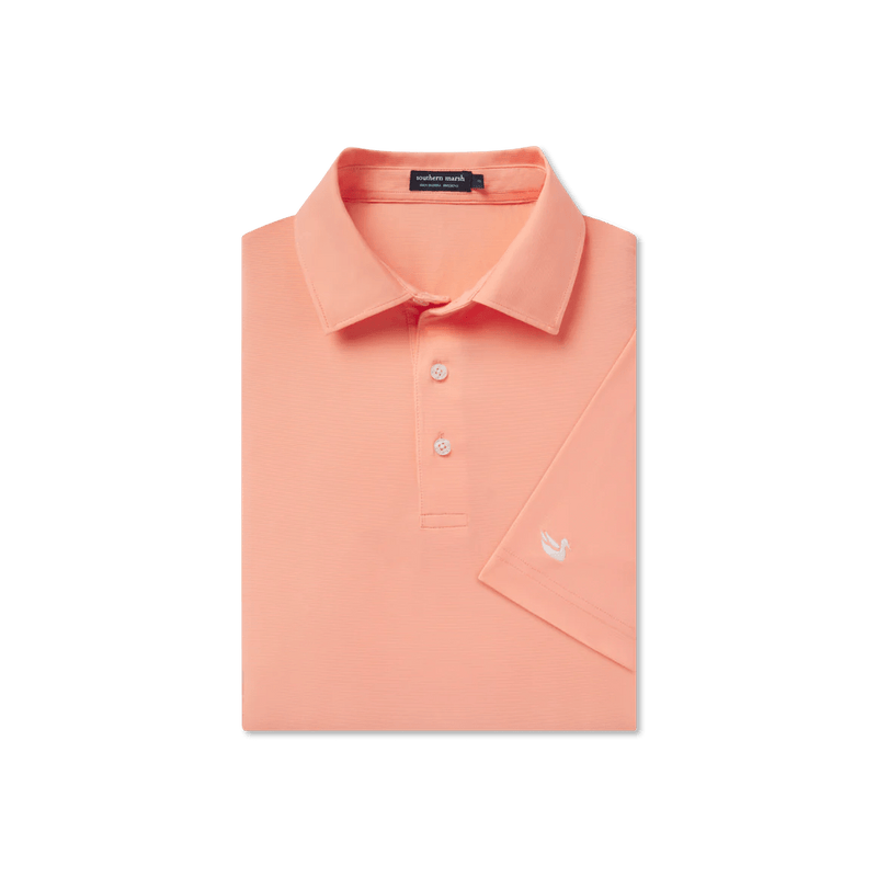 Load image into Gallery viewer, Coral / SM Southern Marsh Santa Clara Performance Polo - Men&#39;s Southern Marsh
