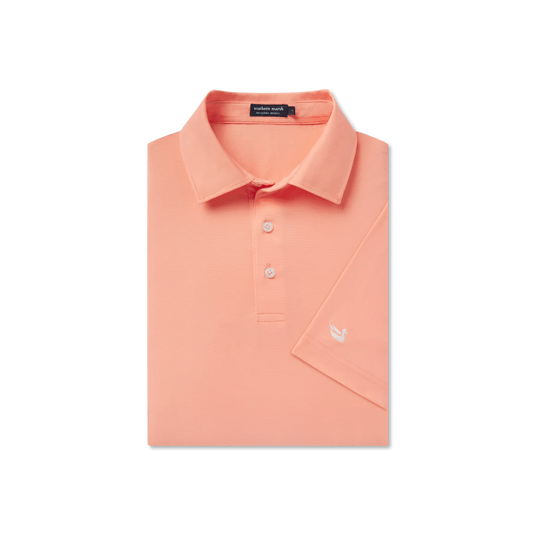 Coral / SM Southern Marsh Santa Clara Performance Polo - Men's Southern Marsh