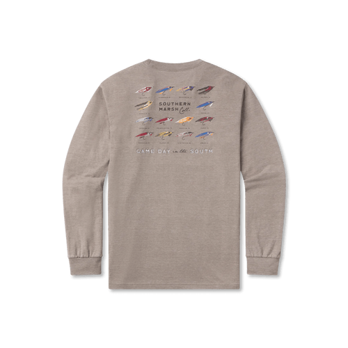 Burnt Taupe / SM Southern Marsh Seawash Longsleeve Tee Game Day in the South - Men's Southern Marsh