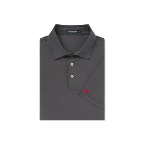 Black with Red Duck / SM Southern Marsh Varsity Performance Polo - Men's Southern Marsh