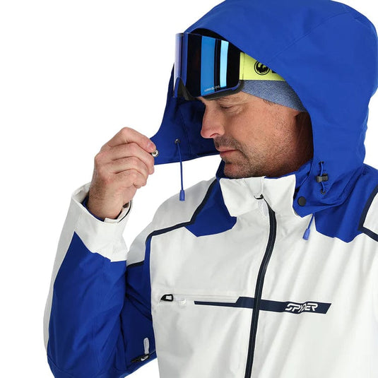 Spyder Men's Mendoza Full Zip Softshell Jacket Polar / S