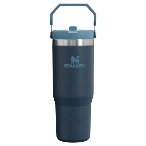 Navy Stanley The Iceflow Flip Straw Tumbler 30oz Stanley