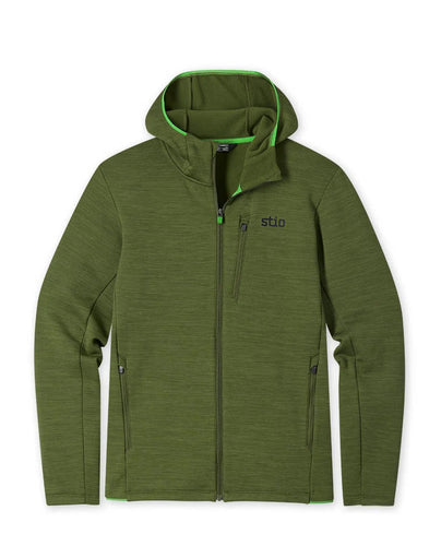 Pine Forest Heather / MED Stio Glide Power Stretch Full Zip Hoodie - Men's Stio