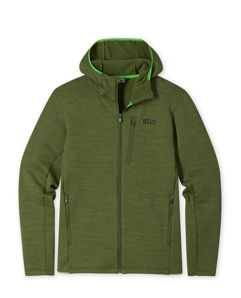 Load image into Gallery viewer, Pine Forest Heather / MED Stio Glide Power Stretch Full Zip Hoodie - Men&#39;s Stio
