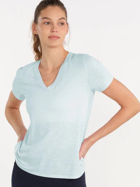 Load image into Gallery viewer, Tranquil Blue / XS Tasc All Day V-Neck Tee - Women&#39;s Tasc
