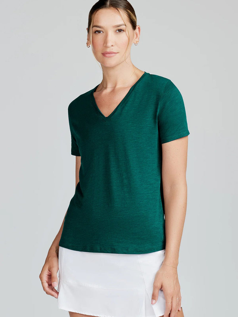 Load image into Gallery viewer, Jade / SM Tasc All Day V-Neck Tee - Women&#39;s Tasc
