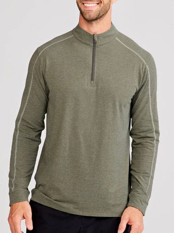 Cactus Heather / MED Tasc Carrollton Lightweight Quarter Zip - Men's Tasc Carrollton Lightweight Quarter Zip - Men's Tasc