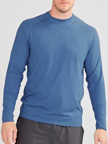 Load image into Gallery viewer, Blue Jaspe / MED Tasc Carrollton Long Sleeve Fitness T-Shirt Jaspe - Men&#39;s Tasc Carrollton Long Sleeve Fitness T-Shirt Jaspe - Men&#39;s Tasc
