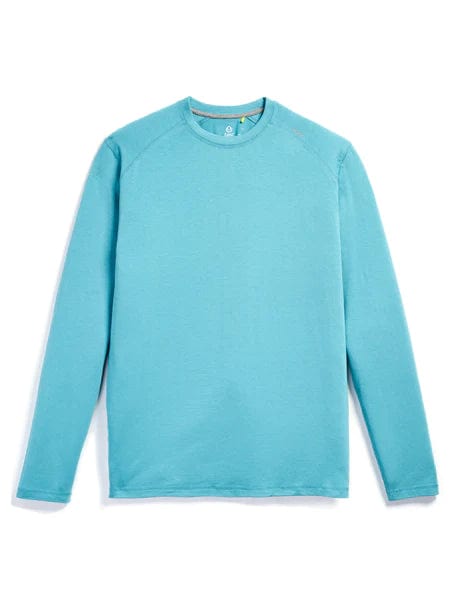 Boys' Long Sleeve Soft Gym T-Shirt - All in Motion Light Blue L 12