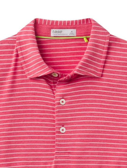 Racing Red / SM Tasc Cloud Golf Polo Brookline Stripe - Men's Tasc Cloud Golf Polo Brookline Stripe - Men's Tasc