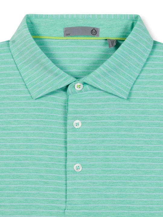 Load image into Gallery viewer, Sea Green Heather / Coast / XL Tasc Cloud Golf Polo Brookline Stripe - Men&#39;s Tasc Cloud Golf Polo Brookline Stripe - Men&#39;s Tasc

