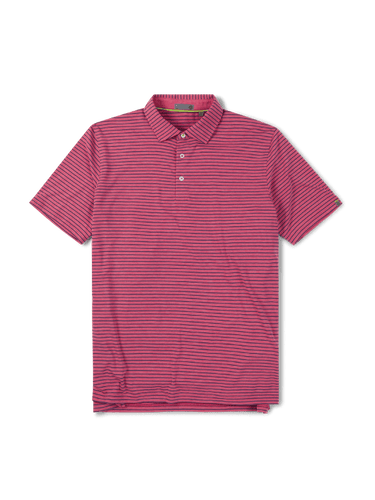 Ruby Heather/Marine Blue / SM Tasc Cloud Golf Polo Brookline Stripe - Men's Tasc Cloud Golf Polo Brookline Stripe - Men's Tasc