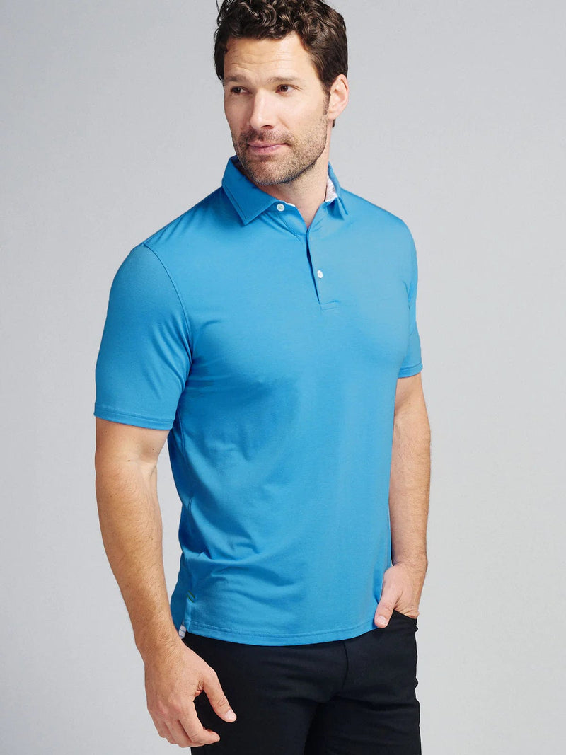 Load image into Gallery viewer, Adventure Blue / SM Tasc Cloud Golf Polo - Men&#39;s Tasc

