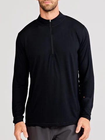 Load image into Gallery viewer, Black / MED Tasc MicroAir Performance Mesh 1/4 Zip - Men&#39;s Tasc MicroAir Performance Mesh 1/4 Zip - Men&#39;s Tasc
