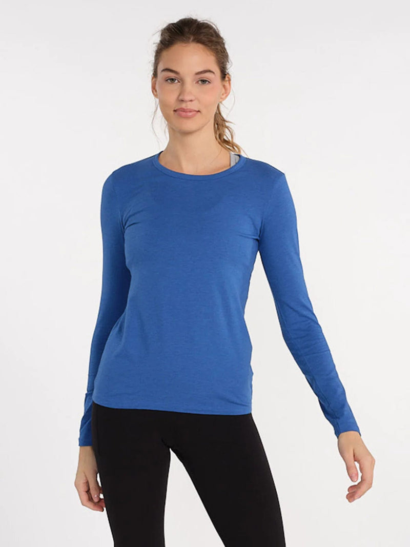 Load image into Gallery viewer, Imperial Blue Heather / SM Tasc NOLA Long Sleeve T-Shirt - Women&#39;s Tasc
