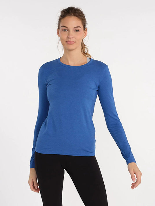 Imperial Blue Heather / SM Tasc NOLA Long Sleeve T-Shirt - Women's Tasc