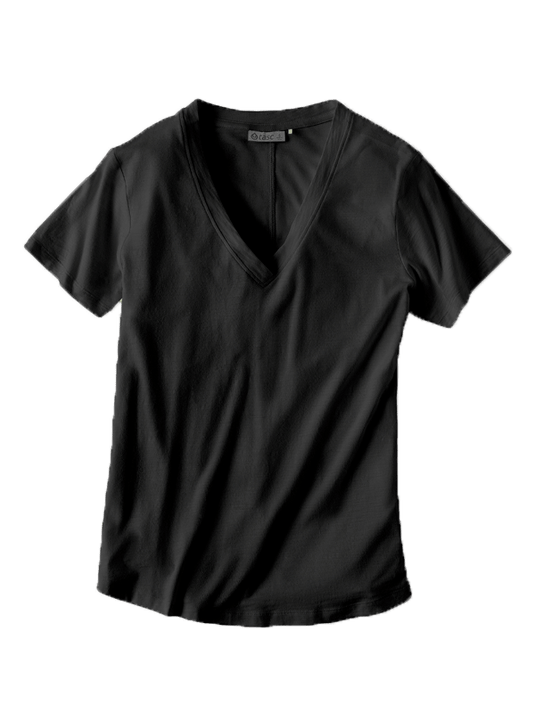 Black / SM Tasc Nola V Neck T-shirt - Women's Tasc