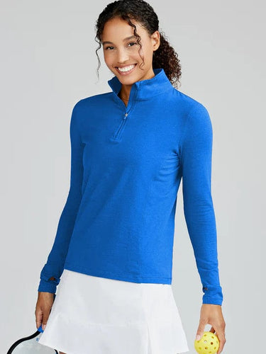 Galactic Blue / SM Tasc Recess Quarter Zip - Women's Tasc