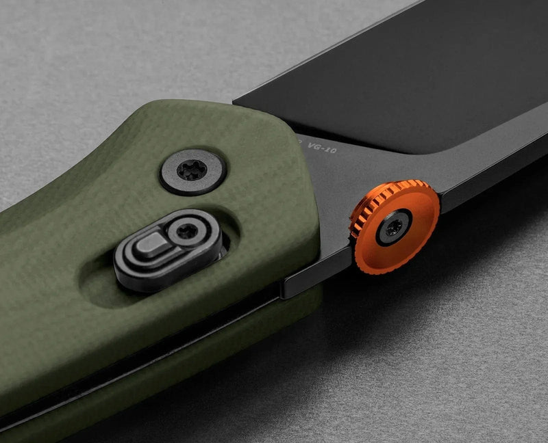 Load image into Gallery viewer, OD Green + Orange + Black / Medium The James Brand The Carter Straight Blade Knife The James Brand
