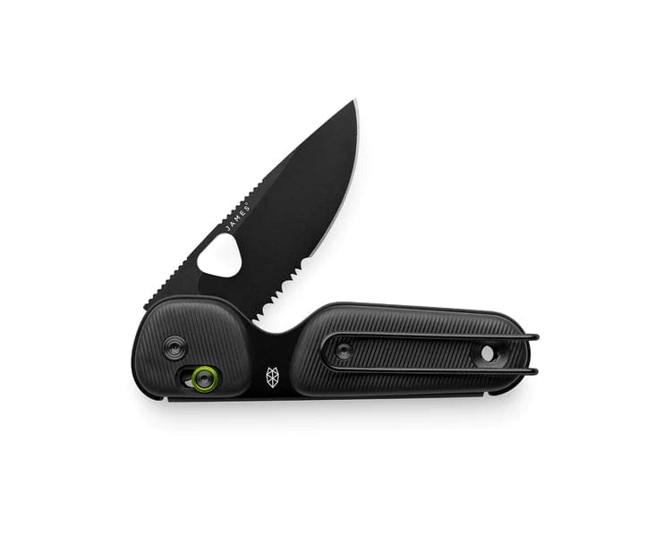 Load image into Gallery viewer, Black + Black The James Brand The Redstone Serrated Knife The James Brand
