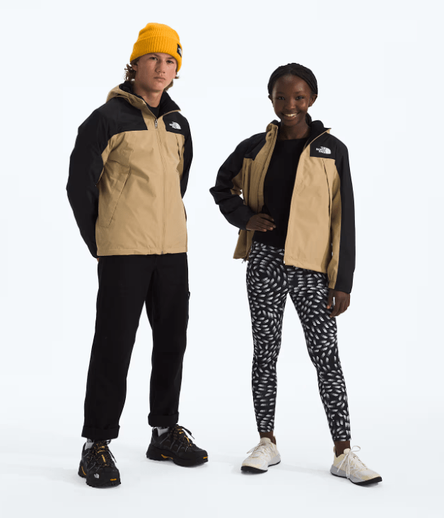 Load image into Gallery viewer, Khaki Stone / SM The North Face Antora Triclimate Jacket - Youth The North Face
