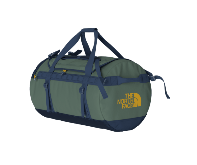 Load image into Gallery viewer, Duck Green/Shady Blue The North Face Base Camp Duffel - Large The North Face Base Camp Duffel - Large The North Face
