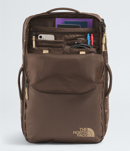 Smokey Brown/Khaki Stone / 35 Liters The North Face Base Camp Voyager Travel Pack The North Face