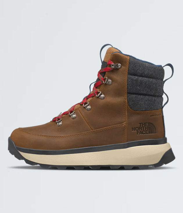 Load image into Gallery viewer, Timber Tan/TNF Red / 9 The North Face Bergen Leather Waterproof Boots - Men&#39;s The North Face
