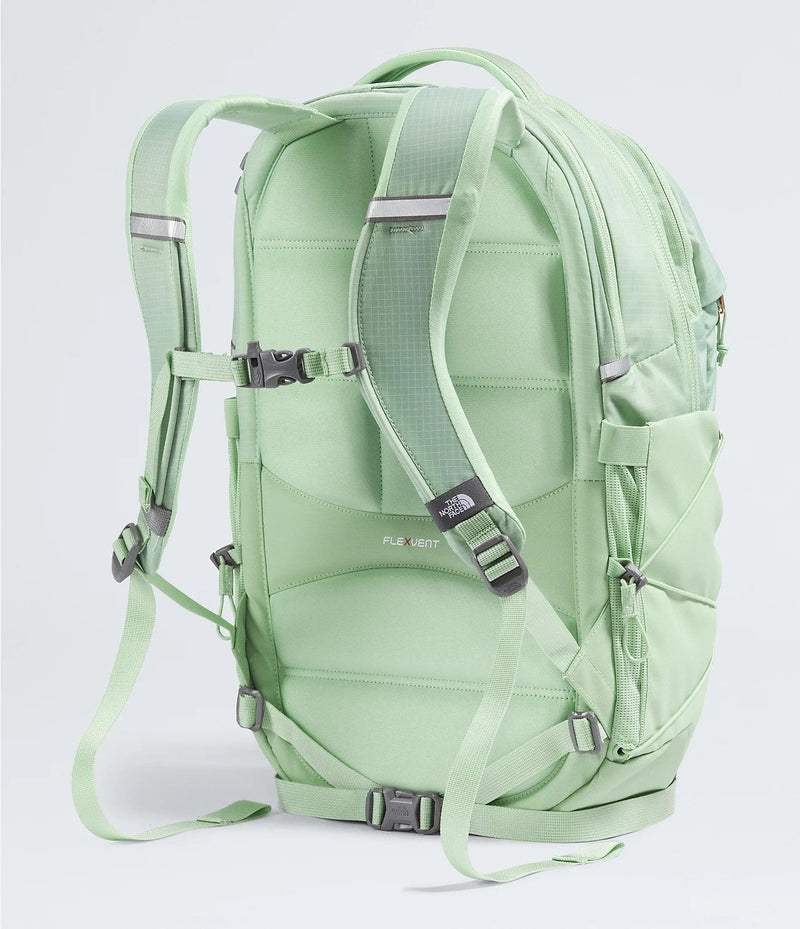 Load image into Gallery viewer, Misty Sage/Burnt Coral Metallic The North Face Borealis Luxe Backpack - Women&#39;s The North Face
