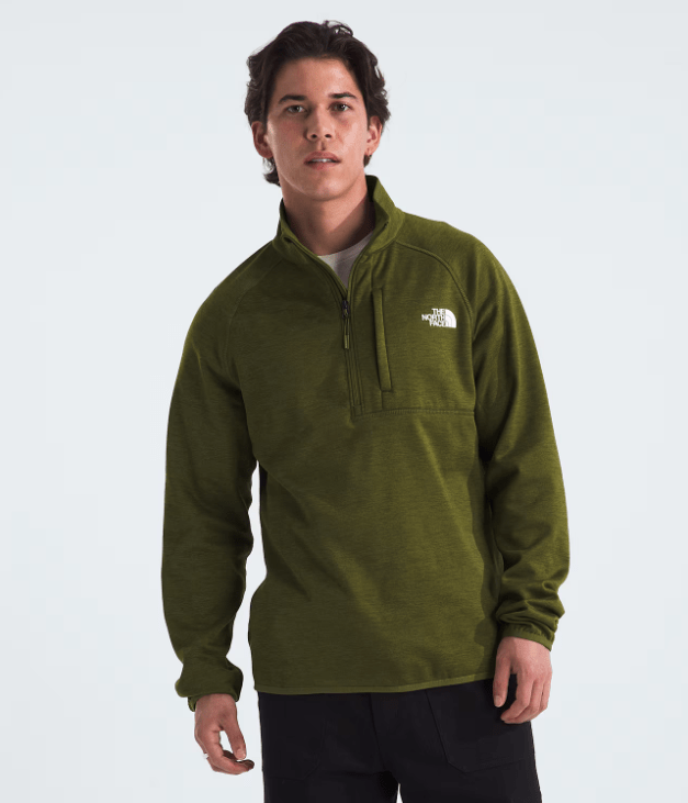 Load image into Gallery viewer, Forest Olive Heather / MED The North Face Canyonlands ½-Zip - Men&#39;s The North Face Canyonlands ½-Zip - Men&#39;s The North Face
