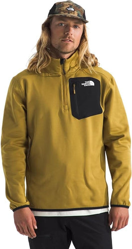 Amber Green/TNF Black / MED The North Face Crest ¼-Zip - Men's The North Face Crest ¼-Zip - Men's The North Face