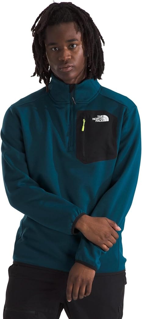 Midnight Petrol/TNF Black / SM The North Face Crest ¼-Zip - Men's The North Face Crest ¼-Zip - Men's The North Face