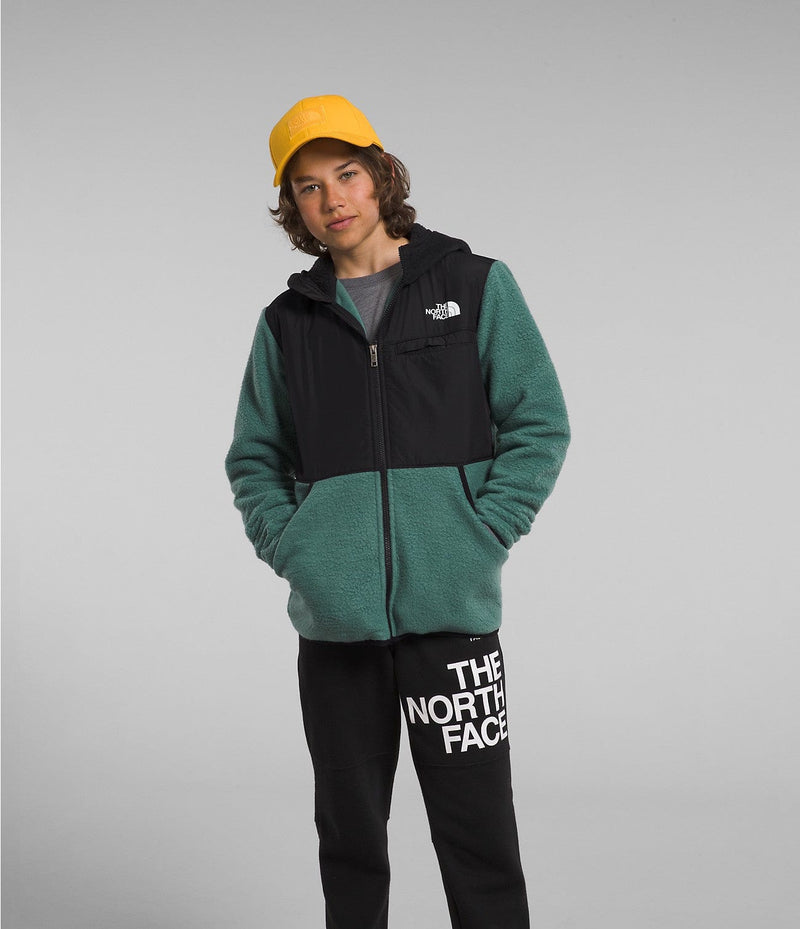 Load image into Gallery viewer, Dark Sage / Youth XS The North Face Forrest Fleece Full Zip Hoodie - Boys&#39; The North Face
