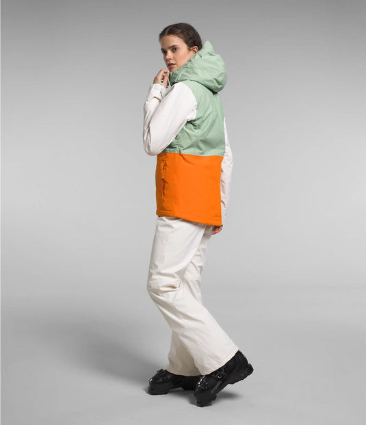 The North Face Freedom Insulated Jacket Misty Sage/Mandarin - Women's The North Face