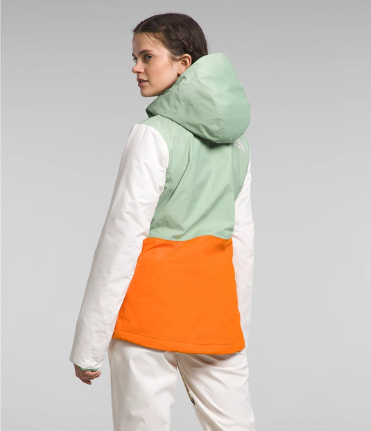 The North Face Freedom Insulated Jacket Misty Sage/Mandarin - Women's The North Face