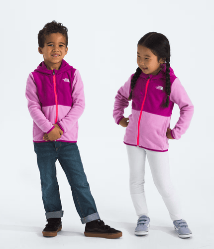 Dragonfruit / 2 The North Face Glacier Full Zip Hoodie - Kids' The North Face