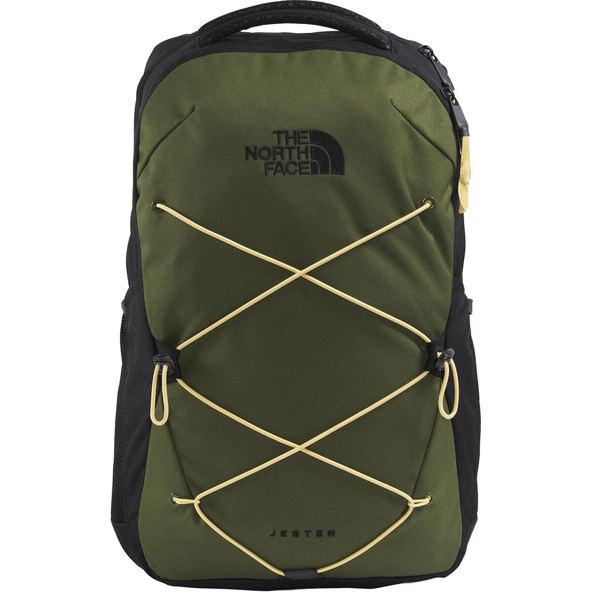 The North Face Jester Backpack Woodland Green/TNF Black/Honeyed Sand