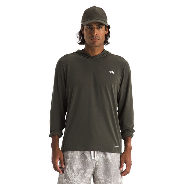 Load image into Gallery viewer, New Taupe Green / MED The North Face Men's Long Sleeve Adventure Sun Hoodie The North Face Men's Long Sleeve Adventure Sun Hoodie The North Face
