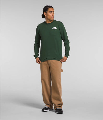 Pine Needle/Photo Real / SM The North Face Men's Longsleeve Box NSE Tee - Men's The North Face