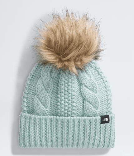 Muted Pine The North Face Oh Mega Fur Pom Beanie - Kids' The North Face