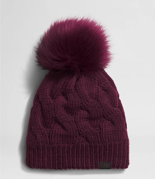 Boysenberry The North Face Oh Mega Fur Pom Beanie - Women's The North Face