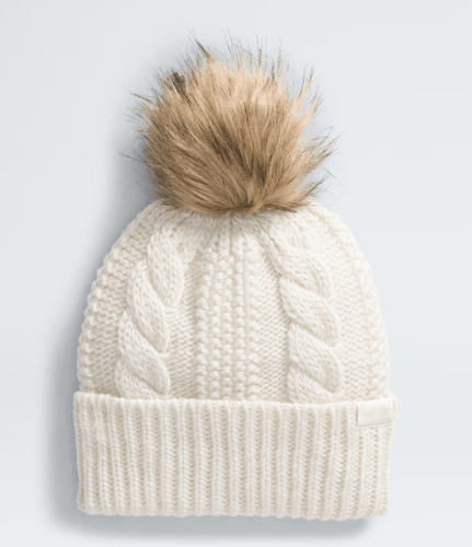 White Dune The North Face Oh Mega Fur Pom Beanie - Women's The North Face