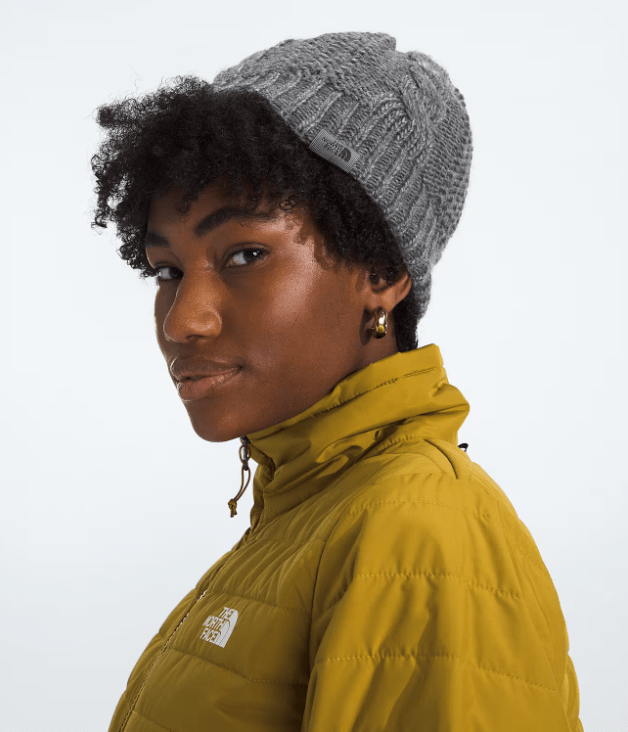 The North Face Women s Oh Mega Lined Beanie TNF Medium Grey Heather