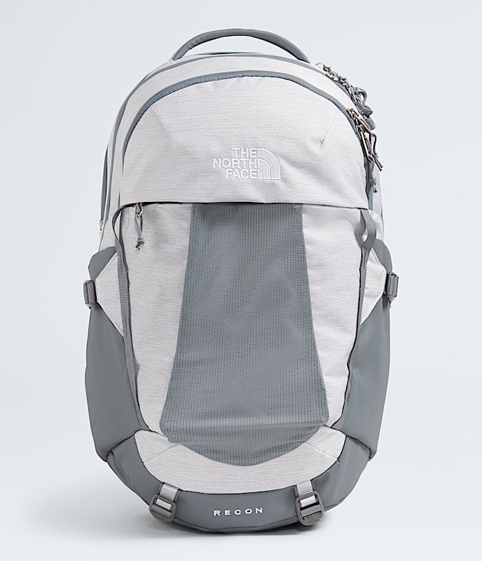 Load image into Gallery viewer, TNF White Metallic Mélange / Mid Grey The North Face Recon Backpack - Women&#39;s The North Face Recon Backpack - Women&#39;s The North Face
