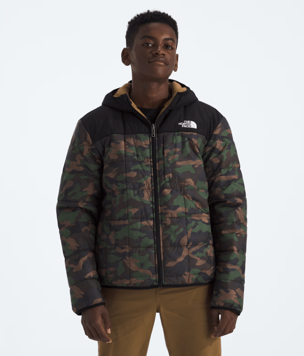 Load image into Gallery viewer, TNF Black TNF Camo Small Print / Youth XS The North Face Reversible Shasta Full-Zip Jacket - Boys&#39; The North Face
