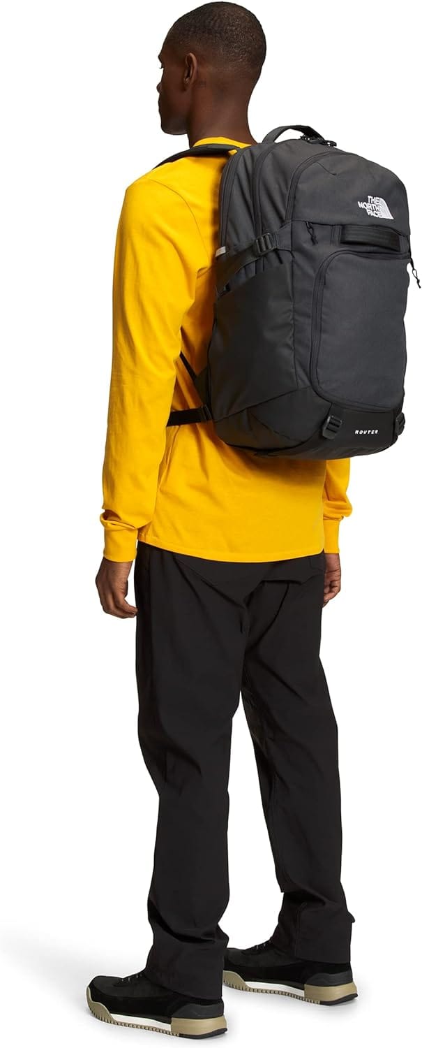 Load image into Gallery viewer, Asphalt Grey Light Heather/TNF Black The North Face Router Backpack The North Face
