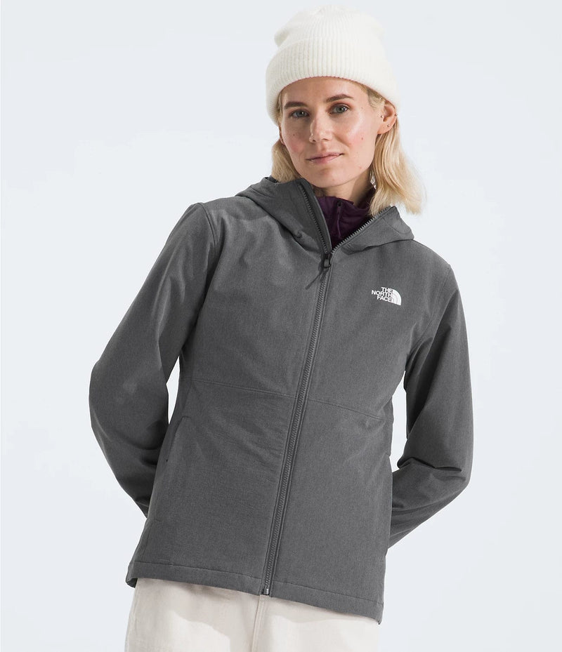 Load image into Gallery viewer, Smoked Pearl Heather / XS The North Face Shelbe Raschel Hoodie - Women&#39;s The North Face
